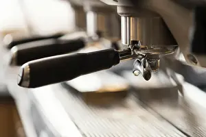 Stampe di Macchina del caffè a distanza ravvicinata Arabica Stampe: Macchina del caffè a tiro fisso.