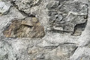Deserted Stonewall Stampe: Close Up on a Stone Wall