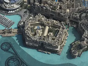 Arabian Peninsula Photography Stampe: Close-up of a square building complex