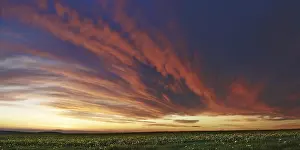 Uninhabited Cloudy Skies Stampe: Cloud front approaching