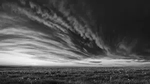 Overcast Weather Conditions Stampe: Cloud front approaching