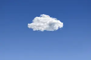 Fine Weather Photography Stampe: Cloud in a blue sky