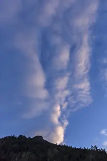 Clouds Over Southern Germany Stampe: Cloud formation in the Allgau