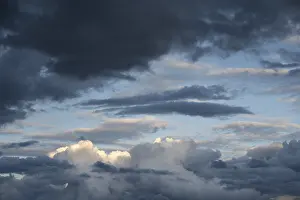 Cumulus Humilis Cloud Types Stampe: Cloud formation cumulus cloud (Cumulus)