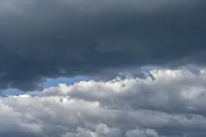 Cloud Formation Germany Stampe: Cloud formation (cumulus), low clouds