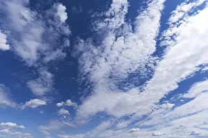 Full Frame Cloudy Sky Stampe: Cloud formations, background image, Germany
