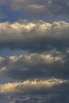 Bavaria Evening Sky Stampe: Cloud formations in the evening sky