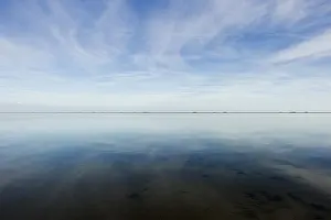 Cloudy Sky Reflections Stampe: Cloud reflection in the mudflats