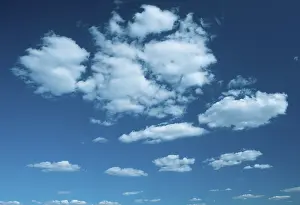 Blue Sky And White Clouds Stampe: Clouds