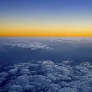 Cloudy Skies Stampe: Above the clouds