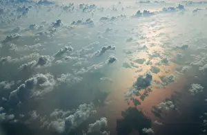 Cloud Formations Over Water Stampe: Clouds over the Mediterranean