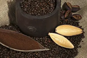 Roasted Coffee Beans Stampe: Coffee beans
