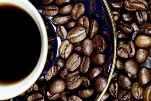 Coffee Beans Close Up Stampe: Coffee beans