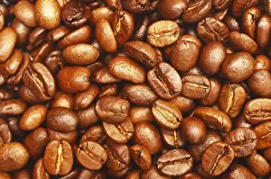 Food Photography Background Stampe: Coffee beans background
