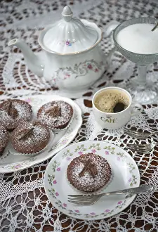Breakfast Dessert Stampe: Coffee and muffin