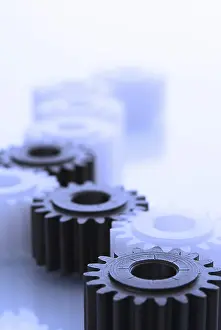 Medical Teamwork Stampe: Cogwheels