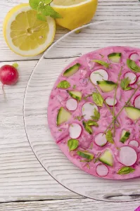 Cold Beet Soup Stampe: Cold beet soup
