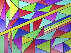 Abstract Design Stampe: Colourful