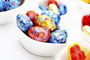 Symbolic Easter Egg Image Stampe: Colourful easter eggs