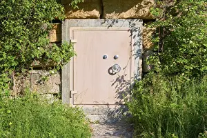 Lush Vegetation Germany Stampe: Combination lock safe with stone frame