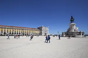 Praca Do Comercio Lisbon Stampe: Commercial square, Praca do Comercio