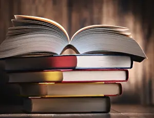 Composition With Books Stampe: Composition with books on the table