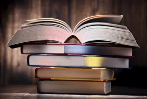Composition With Books Stampe: Composition with books on the table