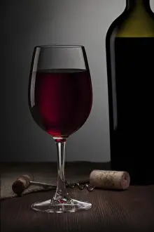 Red Wine Composition Stampe: composition of red wine and sweets