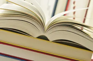 Composition With Books Stampe: Composition with stack of books