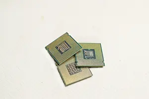 Computer Hardware Equipment Stampe: Computer microprocessors, three computer processors