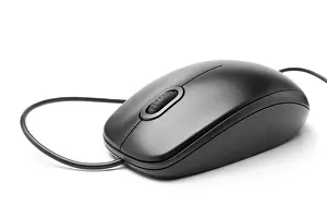 Isolated Studio Photo Stampe: Computer mouse on white background