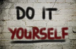 Symbolic Lettering Design Stampe: Do It Yourself Concept