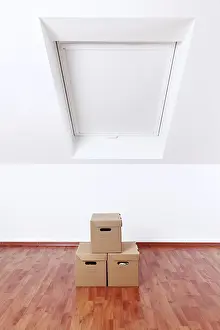 Concept Image Stampe: Concept of moving and assembling
