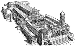 Catholicism In The Middle Ages Stampe: A conjectural view of the Old St