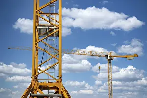 Construction Crane Stampe: Construction crane