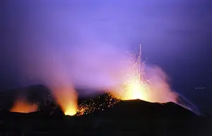 Stromboli Volcano Eruption Stampe: Convulsion