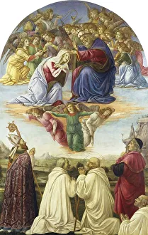 Sandro Botticelli Stampe: The Coronation Of The Virgin (ca)