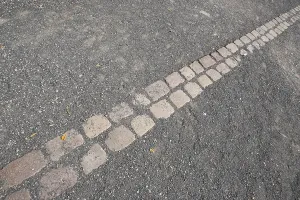 Potsdamer Platz Germany Stampe: Former course of the Berlin Wall
