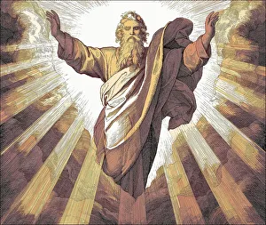 Christianity Faith Stampe: The Creation of Light, Old Testament