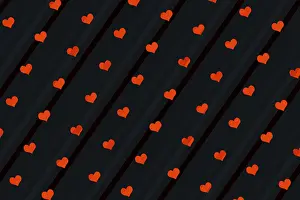 Symbolic Heart Shape Image Stampe: Creative abstract heart pattern background texture