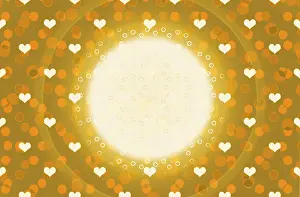Symbolic Heart Shape Image Stampe: Creative abstract heart pattern background texture