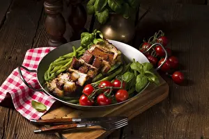 Healthy Meal Options Stampe: Crispy roasts from the grill