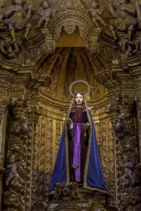 Minas Gerais Sacred Building Stampe: The crying saint