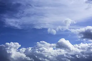 Atmospheric Mood Images Stampe: Cumulus clouds