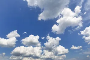 Scandinavian Weather Forecast Stampe: Cumulus in summer, full format