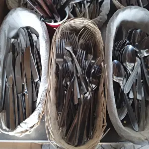 Sterling Cutlery Stampe: Cutlery or silverware for preparing