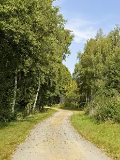 East Germany Stampe: Cycle path and sandy path, Schlepzig