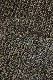 Immagini datate 9 giugno 2024: Disegno astratto scuro con un tessuto.