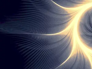 Fractal Geometry Stampe: Dark background with copyspace