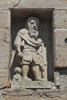 Central Europe Ice Field Stampe: Das Schulmannle, shepherd of Eisfeld